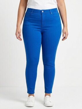 Design Lab "Sky Diver" Blue Skinny Pants NEW- Sz. 22W